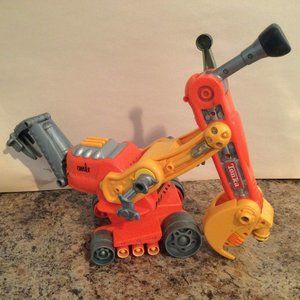 Tonka Chomper My Talkin Truckbot Plastic Backhoe Digging Toy